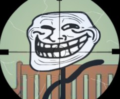 Игра Тролфейс Снайпер Игра Тролфейс Снайпер