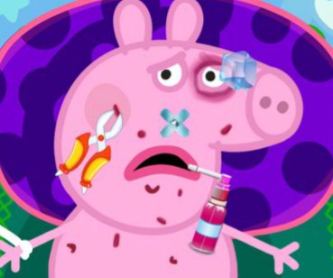 Игра Лечим Свинку Пеппу Игра Лечим Свинку Пеппу
