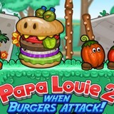 Игра Папа Луи 2 - Атака Гамбургеров