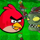 Игра Angry Birds vs Zombies