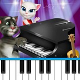 Игра Пианино: Кот Том и Анжела