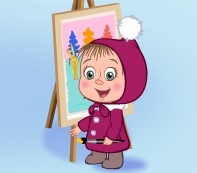 Игра Маша и Медведь: Кто Нарисовал? Игра Маша и Медведь: Кто Нарисовал?
