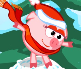 Игра Смешарики: Снежная Горка Игра Смешарики: Снежная Горка