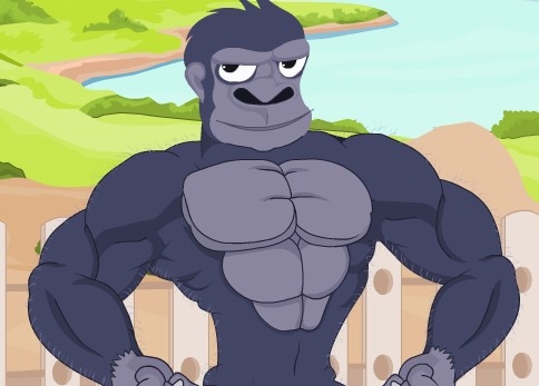 Игра Уход за Гориллой Игра Уход за Гориллой / Peppy's pet caring boxing gorilla