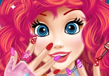Игра Маникюр Для Русалки Игра Маникюр Для Русалки / The little Ariela Manicure Saloon
