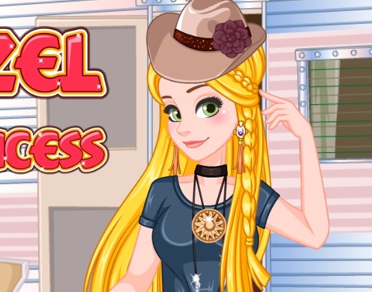 Игра Рапцнуель: Секрет Красоты Игра Рапцнуель: Секрет Красоты / Rapunzel Boho Princess