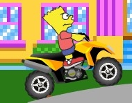 Игра Барт на Квадроцикле Игра Барт на Квадроцикле / Bart atv