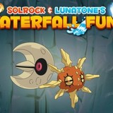 Игра Solrock и Lunatone: Приключения на Водопадах