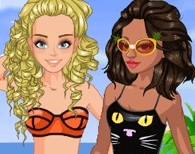 Игра Одевалка: Пляжный Стиль Игра Одевалка: Пляжный Стиль / Beach live