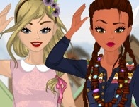 Игра Одевалка: Народная Мода Игра Одевалка: Народная Мода / Folk Fashion Doll Maker