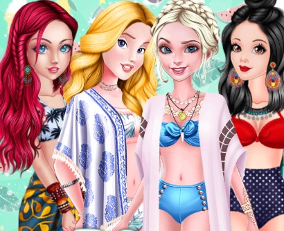 Игра Принцессы: Мода Купальников Игра Принцессы: Мода Купальников / Princesses Swimwear Fashion