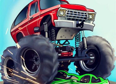 Игра Прыжки на Грузовиках Игра Прыжки на Грузовиках / Monster Truck Flip Jumps