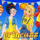 Игра Одевалка: Принцессы или Миньоны