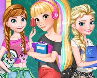 Игра Диснеевские Девочки Вернулись в Школу Игра Диснеевские Девочки Вернулись в Школу / Disney Girls Back to School