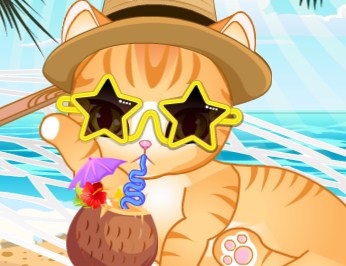 Игра Моя Кошка на Летних Каникулах Игра Моя Кошка на Летних Каникулах / My Cat Summer Holiday