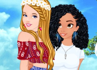 Игра Золушка на Отдыхе у Моаны Игра Золушка на Отдыхе у Моаны / Cinderella And Moana Staycation