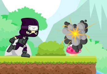 Игра Ниндзя Бегун Игра Ниндзя Бегун / Ninja Runner