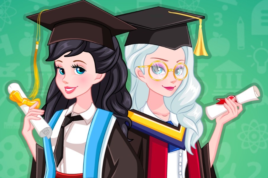 Игра Эльза и Русалочка Выпускной Игра Эльза и Русалочка Выпускной / Elsa and the little Mermaid Prom