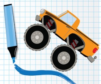 Игра Помоги Джипу Проехать Игра Помоги Джипу Проехать / Brain For Monster Truck