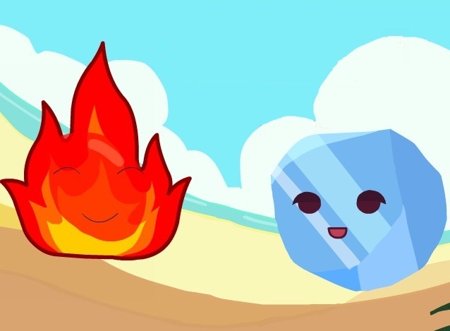 Игра Мальчик Огонек и Девочка Капля Играть Онлайн!