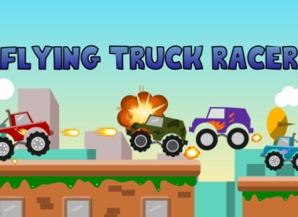 Игра Гонки на Летающий Машинах Игра Гонки на Летающий Машинах / Flying Truck Racer