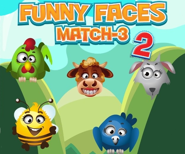 Игра Смешные Лица 2 Матч 3 Игра Смешные Лица 2 Матч 3 / Funny Faces 2 Match 3