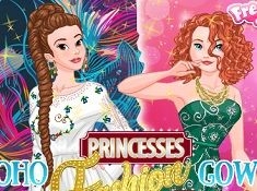 Игра Принцессы: Свободный Стиль Против Платьев Игра Принцессы: Свободный Стиль Против Платьев / Princesses Fashion Wars - Boho VS Gowns
