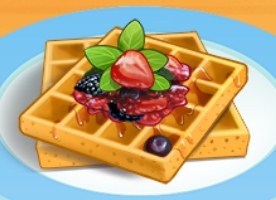 Игра Кухня Сары: Французские Тосты Игра Кухня Сары: Французские Тосты / French Toasted Waffles