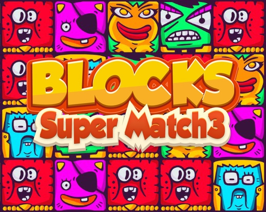 Игра Супер Блоки 3: Три в Ряд Игра Супер Блоки 3: Три в Ряд / Blocks Super Match 3