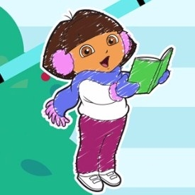 Игра Раскраска: Даша в зоопарке (Dora Color 3)