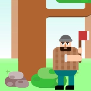 Игра Лесоруб Джек Игра Лесоруб Джек / Timberzack