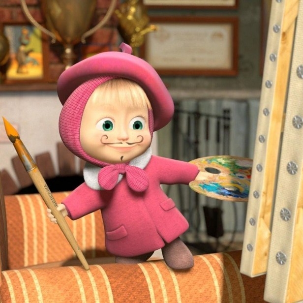 Игра Маша и Медведь: Маша Художница Игра Маша и Медведь: Маша Художница / Masha and the Bear Puzzle: Masha the Artist