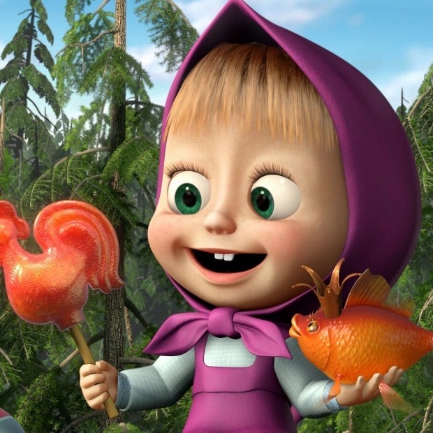 Игра Маша и Медведь: Маша и Золотая Рыбка Игра Маша и Медведь: Маша и Золотая Рыбка / Masha and the Bear Puzzle: Masha and the goldfish