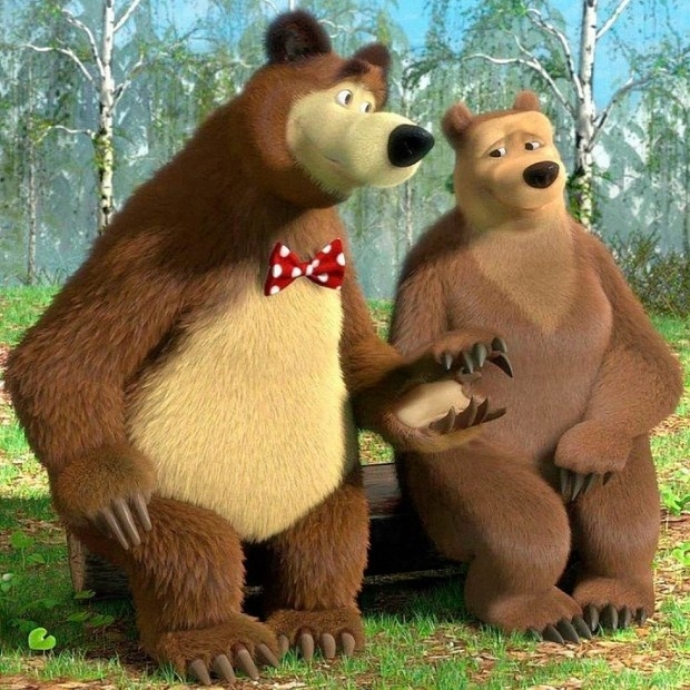 Игра Маша и Медведь: Медведь Романтик Игра Маша и Медведь: Медведь Романтик / Masha and the Bear jigsaw Puzzle: romantic Bear