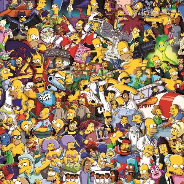 Игра Симпсоны: Весь Спрингфилд Игра Симпсоны: Весь Спрингфилд / The Simpsons Jigsaw Puzzle: All Of Springfield
