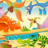 Игра Пазл: Динозавры Часть 3