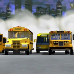 Игра Гонка Школьных Автобусов Игра Гонка Школьных Автобусов / School Bus Racing