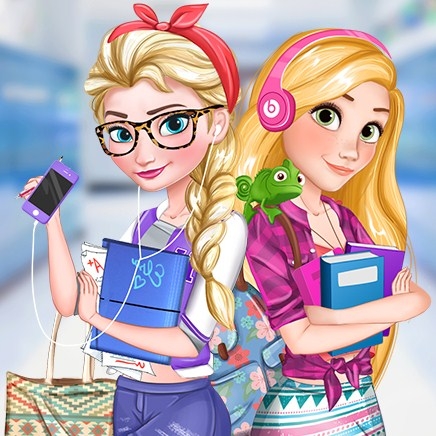 Игра Эльза и Рапунцель: Колледж Девочек Игра Эльза и Рапунцель: Колледж Девочек / Elsa And Rapunzel College Girls