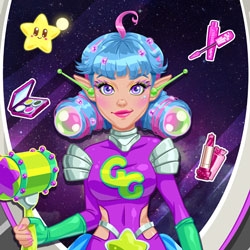 Игра Мейкап Галактической Девочки Игра Мейкап Галактической Девочки / Galaxy Girl Real Makeover