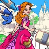 Игра Раскрась Меня: Принцессы