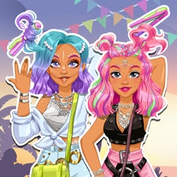 Игра Летние Прически Аманды Игра Летние Прически Аманды / Amanda's Summer Festival Real Haircuts