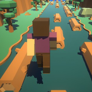 Игра Майнкрафт: Бег По Реке Игра Майнкрафт: Бег По Реке / Timber Time
