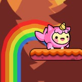 Игра Веселые Прыжки Единорога Игра Веселые Прыжки Единорога / Happy Hop Online