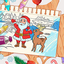Игра Раскрась Меня: Рождество Игра Раскрась Меня: Рождество / Color Me Christmas