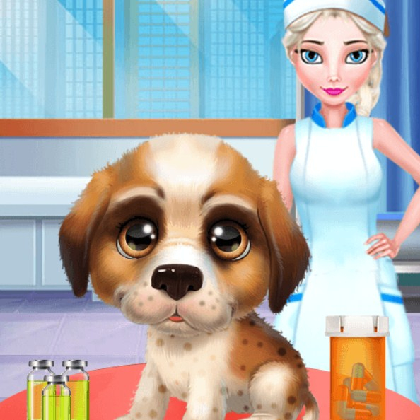 Игра Больница для Животных Эльзы Игра Больница для Животных Эльзы / Elsa's Pet Hospital