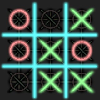 Игра Неоновые Крестики Нолики На Двоих Игра Неоновые Крестики Нолики На Двоих / Tic Tac Toe Neon