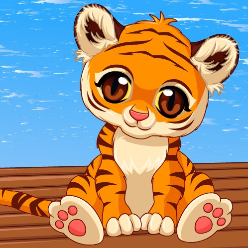Игра Уход за Тигренком Игра Уход за Тигренком / Pet Stars Baby Tiger