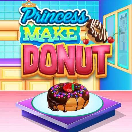 Игра Принцесса Готовит Пончики Игра Принцесса Готовит Пончики / Princess Makes Donuts