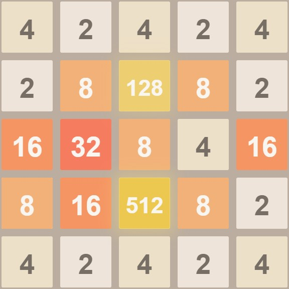 Игра 2048 5x5 Игра 2048 5x5 / 2048 5x5