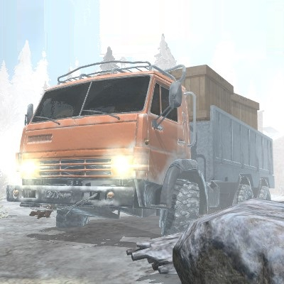 Игра Грузовик в Тайге Игра Грузовик в Тайге / Taiga Car Driver